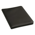 thumbnail image 1 of Universal UNV32660 Leather-Look Pad Folio with Inside Flap Pocket and Card Holder - Black, 1 of 2