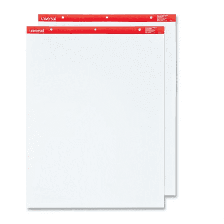 Universal UNV35600 27 in. x 34 in. Unruled Easel Pads/Flip Charts - White (50 Sheets, 2/Carton)