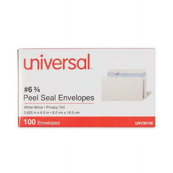 Universal UNV36106 No.6 0.75 Business White Envelope