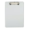 thumbnail image 1 of Universal UNV40303 0.5 in. Clip Capacity 8.5 in. x 11 in. Portrait Orientation Plastic Brushed Aluminum Clipboard - Silver, 1 of 2