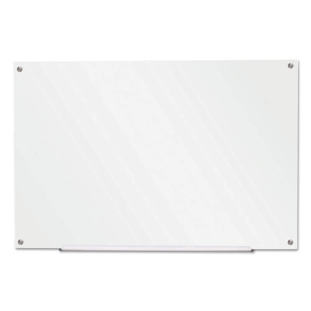 Universal UNV43232 36 in. x 24 in. Frameless Glass Marker Board
