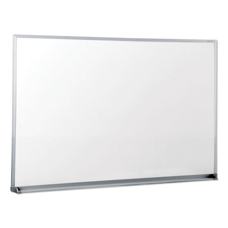 Universal UNV43623 36 in. x 24 in. Melamine Dry Erase Board with Anodized Aluminum Frame - White Surface
