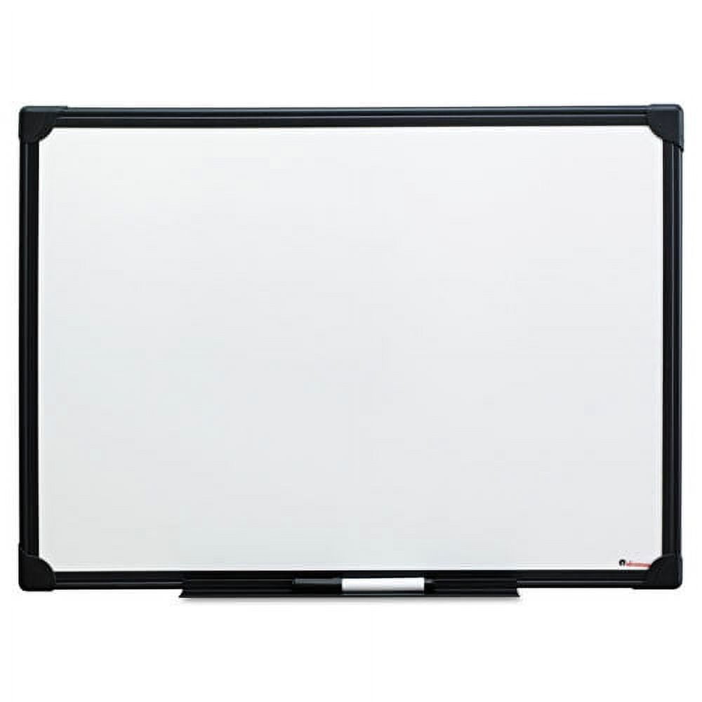 Universal UNV43630 24 in. x 18 in. Melamine Dry Erase Board Black