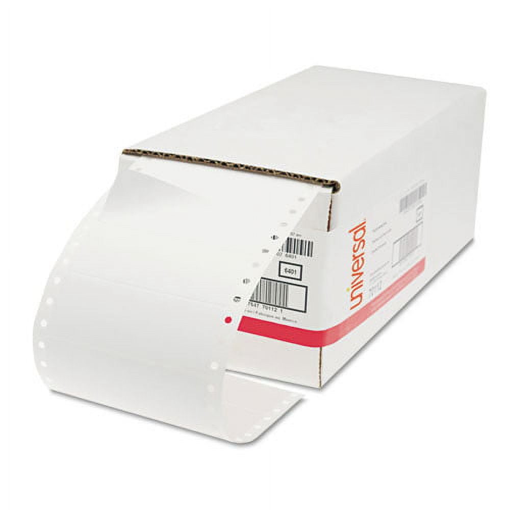 Universal UNV70112 1.44 in. x 4 in. Dot Matrix Printer Labels - White ...