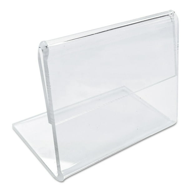Mini Table-Top Sign, 1.5 x 2, Clear Mini Table-Top Sign, 1.5 x 2, Clear