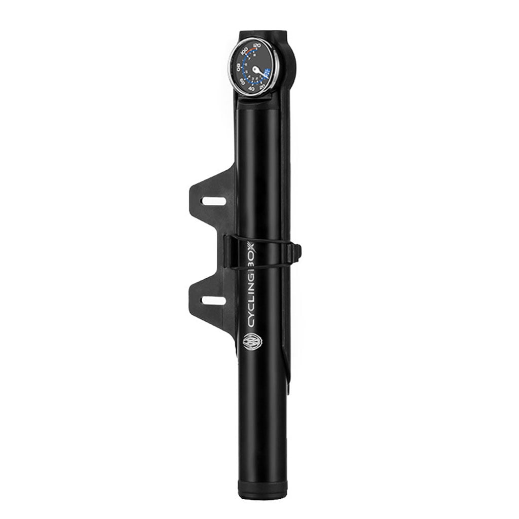 Universal US/French Specification Electric Bike Pump with Dial Portable Reliable Compact Bicycle