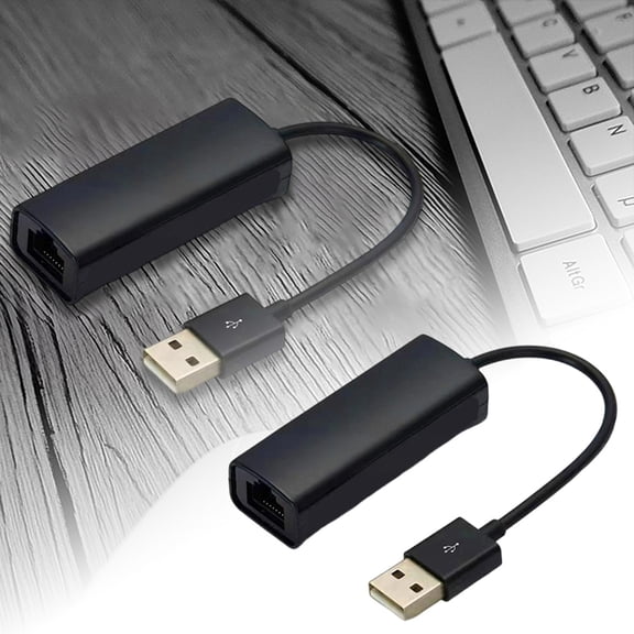 Universal USB 2.0 to RJ45 LAN Wired Network Adapter 10 100Mbps for Laptop Desktop Tablet Black