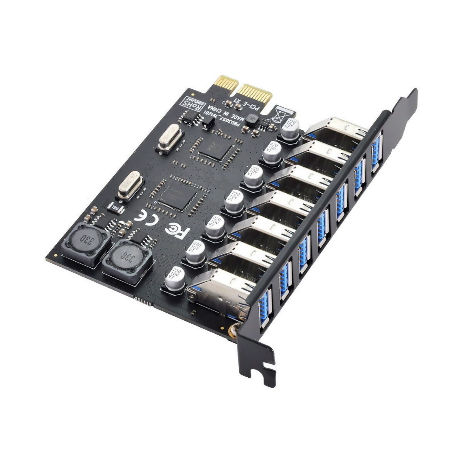 Universal USB 3.0 Expansion Card 7 Device Connectivity for Enhanced ...