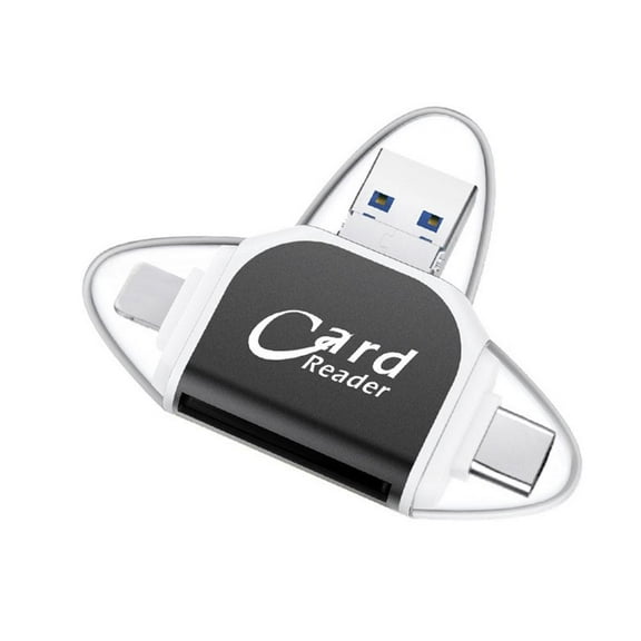Universal USB C SD TF Card Reader for Phone & Computer, Fast Data Transfer Memory Card Adapter Compatible with iOS Android Windows