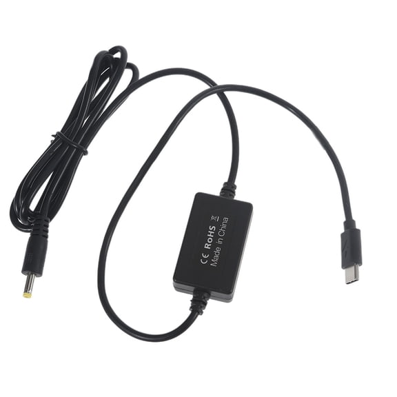 Universal USB C Type C 9V 12V PD to 9V 4.0x1.7mm Conveter Power Supply Cable Power Any Mirrorless or DSLR Camera