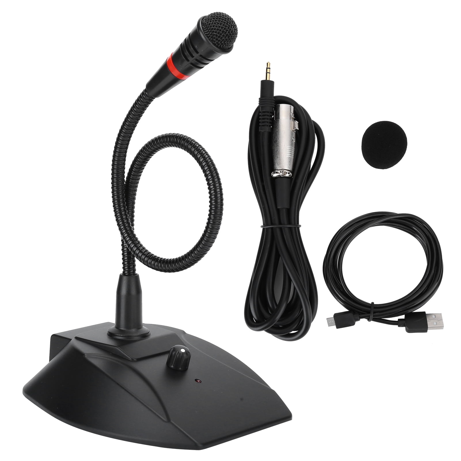 Universal USB Desktop Microphone Mini Wired Studio Speech Meeting Stand ...