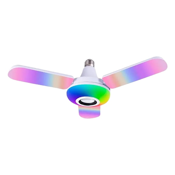 Universal USB Fan with Bulb Style Lighting for Indoor Parties and Festivals