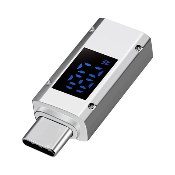 Universal USB Type-C Male to Female 40Gbps Data Transfer Adapter 180w Fast Charging Adapter, Digital Display