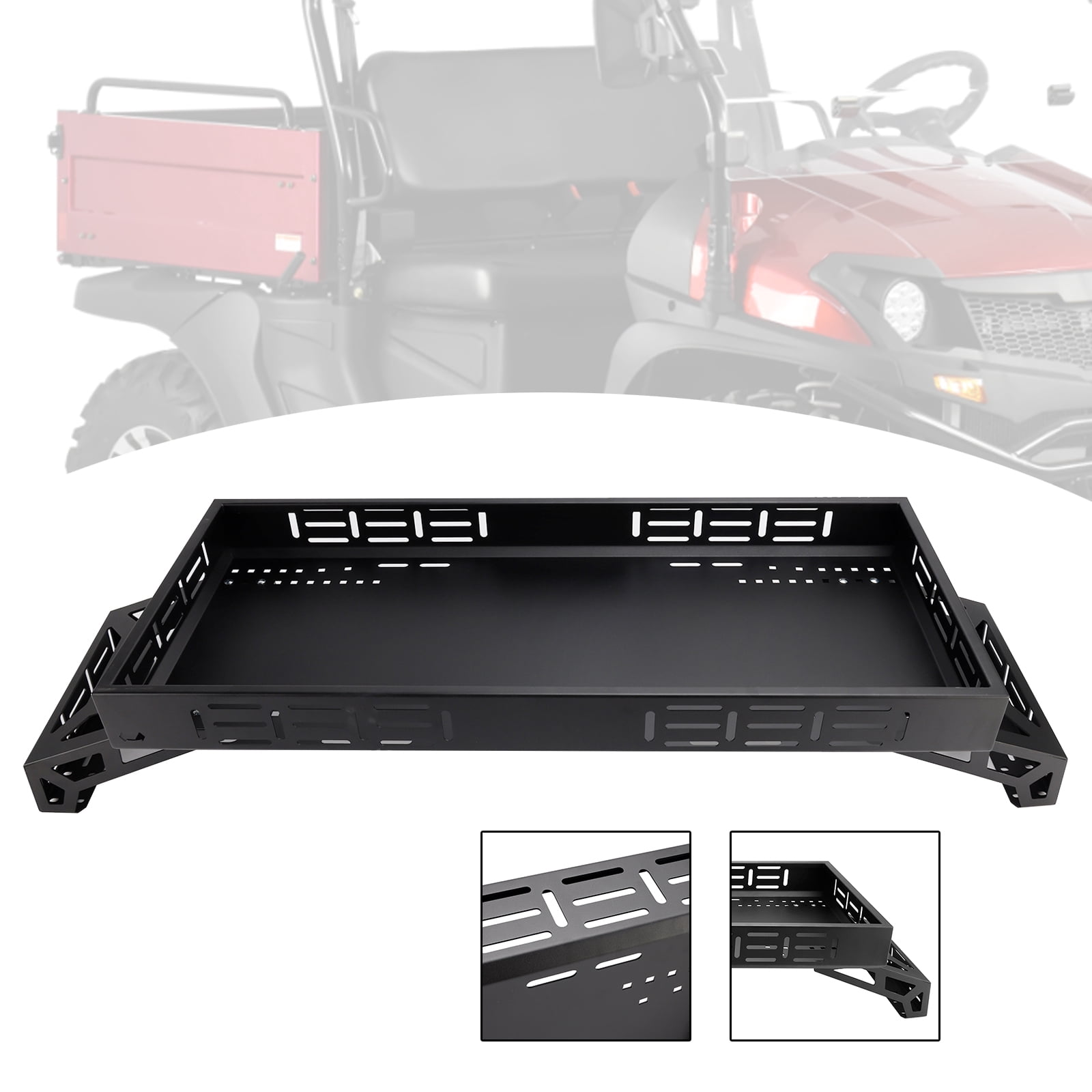 Polaris Ranger Utv Racks Universal UTV Raised Metal Full-Bed Rack Steel for Polaris Ranger 900 ...