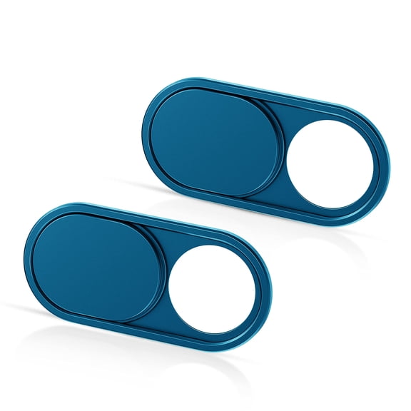 Universal Ultra-Thin Webcam Cover Slide [2-Pack], 0.023" Metal Camera Blocker for Macbook Pro, Laptop, iPad Pro, iPhone & PC, Anti-Peeping Privacy Protection