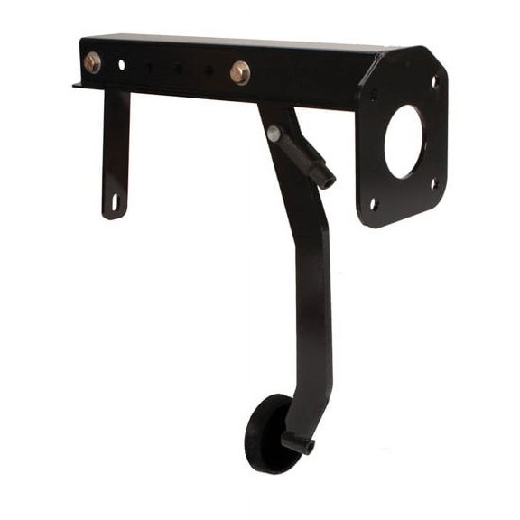 Universal Under-Dash Brake Pedal Mount Bracket: Adjustable Pivot Points, 3-3/8" x 3-3/8" Bolt Pattern, Ideal for Master Cylinder Floor-Mount Conversions, Includes Clevis & Pushrod, Secure Mounting