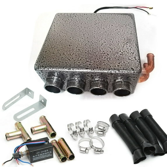 Universal Under Dash Heater 12V Heat Defroster w/ Speed Switch Car Truck 4 Ports