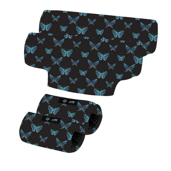 CAVENDY Underarm Crutch Pads & Hand Grip Covers, 4-Piece Set, Non-Slip, Washable, Universal Fit