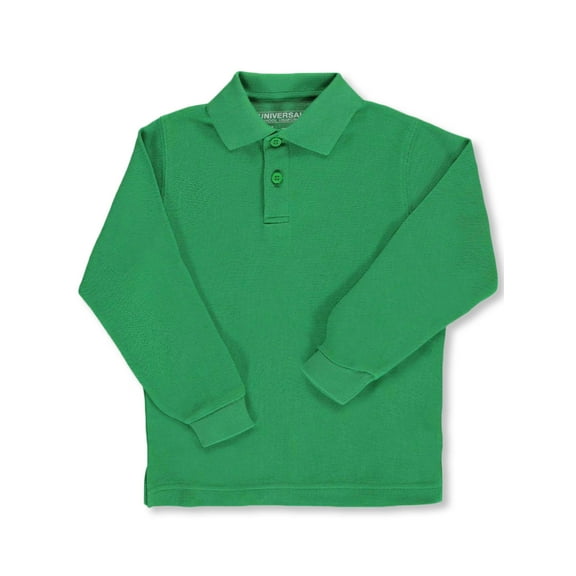 Universal Unisex L/S Pique Polo (Sizes 4 - 7) (Little Girls)
