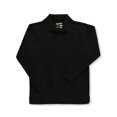 thumbnail image 1 of Universal Unisex L/S Pique Polo (Sizes 8 - 20) - black, 12 (Big Girls), 1 of 3
