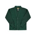 thumbnail image 1 of Universal Unisex Long-Sleeved V-Neck Cardigan Color: hunter green Size: 6x, 1 of 1