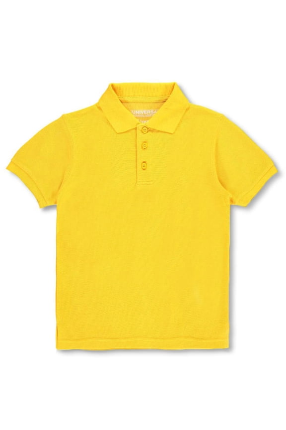 Unisex S/S Pique Polo (Sizes 4 - 7) Color: gold Size: 7