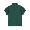 thumbnail image 1 of Universal Unisex S/S Pique Polo (Sizes 8 - 20) - green, 14 (Big Girls), 1 of 2
