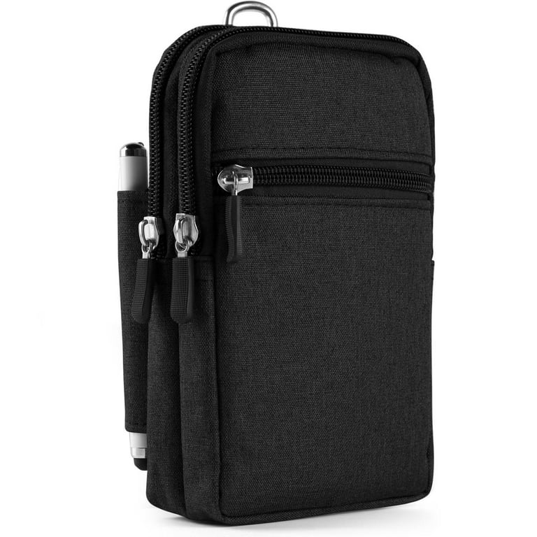 Universal Utility Travel Waist Pouch Carrying Case for Apple iPhones and  Android Phone Devices