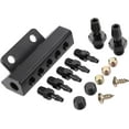thumbnail image 1 of Universal Vacuum Manifold Kit 1/8" Ports 1/2" Interfaces Block Intake Manifold for Car Fuel Gas Wastegate Turbo Boost Auto Replacement Parts, 1 of 5