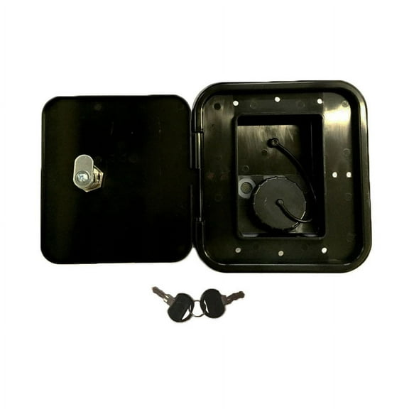 Universal Valterra Black Gravity Water Hatch Fill Dish Lock Keys RV Trailer 2002BK