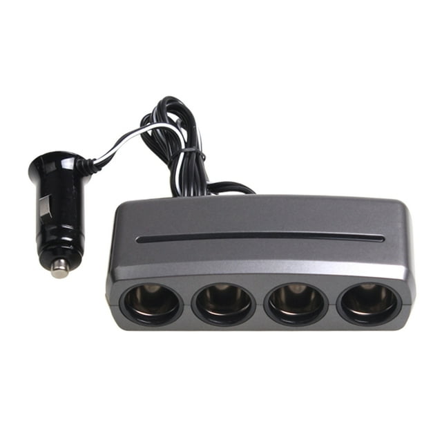 Universal Vehicle Charging Adapter 4Port Car Power Socket