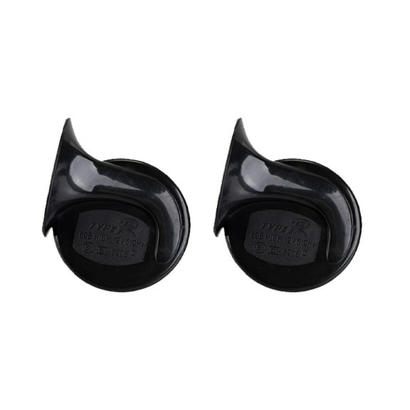 Universal Vehicle Horn High Low Tone Sound Compact Design 12V 24V Compatible Durable Replacement Upgrade Loud