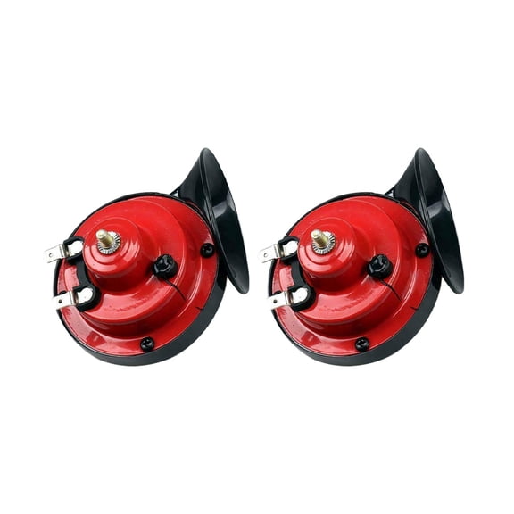 Universal Vehicle Horn High Low Tone Sound Compact Design 12V 24V Compatible for Car Motorcycle Truck
