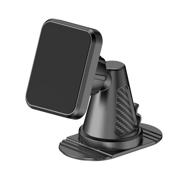 Universal Vehicle Magnetic Phone Mount 360 Full Rotation Shockproof Design ABS Construction For Mobile Devices