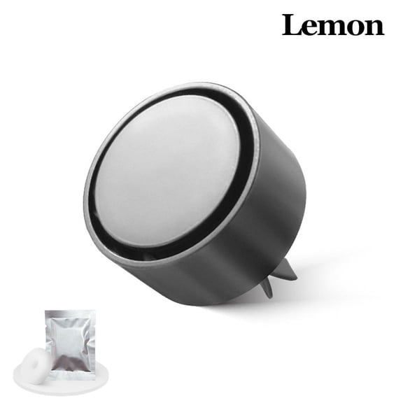Universal Vehicle Vent Clip Air Freshener with Automatic Botanical Fragrance Diffusion, Black