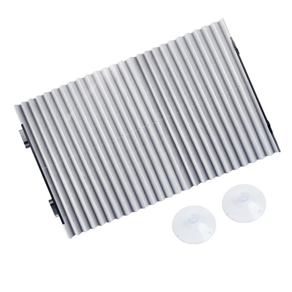 Universal Vehicle Window Shade 46cm Aluminum Thermal Shield Quick Installation