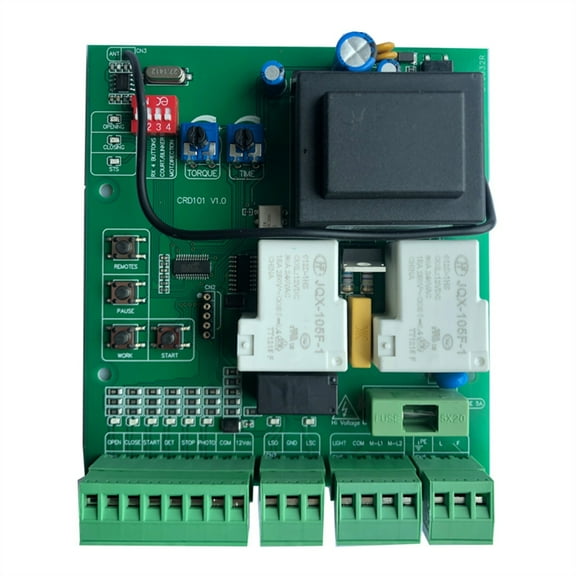 Universal Version Of Sliding Gate Motor Opener Motherboard Replaced Circuit Board Can Match 433.92Mhz Rolling Code Remote