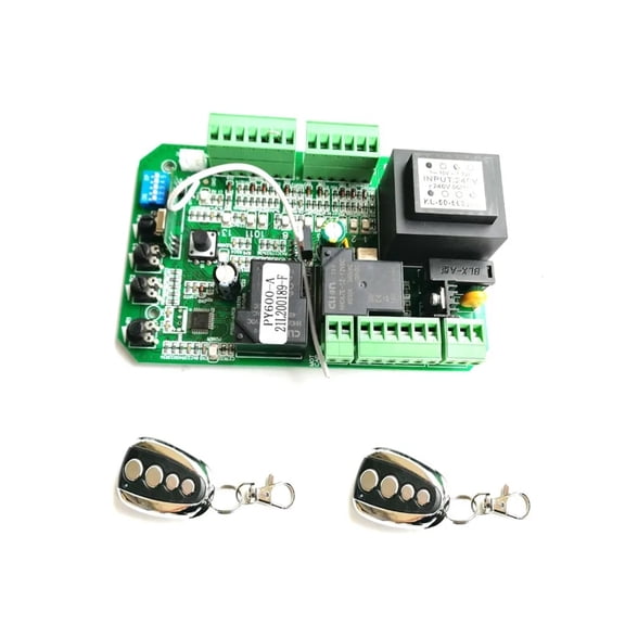 Universal Version Sliding Gate Motor Opener Motherboard Card Replaced Circuit Board 433.92Mhz Rolling Code Remote
