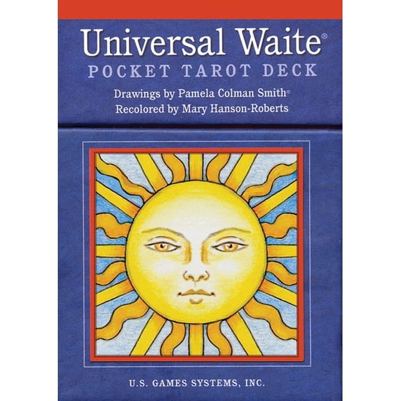 Universal Waite(r) Pocket Tarot: 78-Card Deck, Rich Symbolism in Pamela Colman Smith Artwork, Re-Colored by Mary Hanson-, (Hardcover)