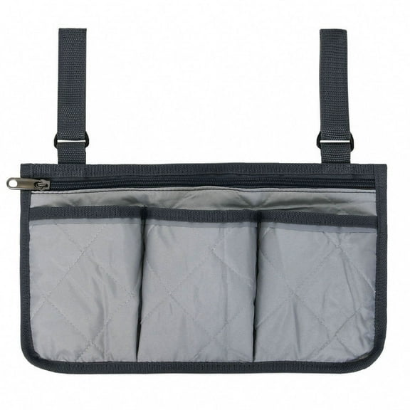 Universal Walker Bag Rollator Organizer Pockets Wheelchair Scooter Side Bag for Sundries Wallet Snacks Storage Parts