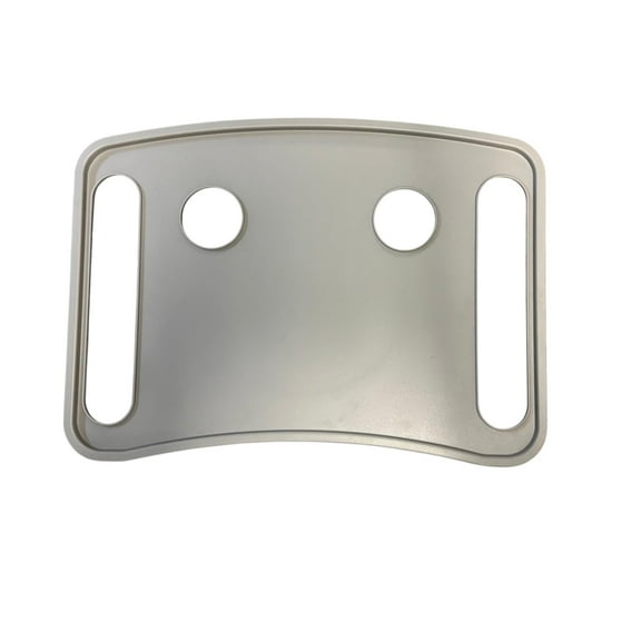 Universal Walker Tray Gray - Sturdy Non-Slip Rollator Basket with Cup Holders - Fits Most Standard Walkers for Hands-Free Transport of Drinks & Essentials