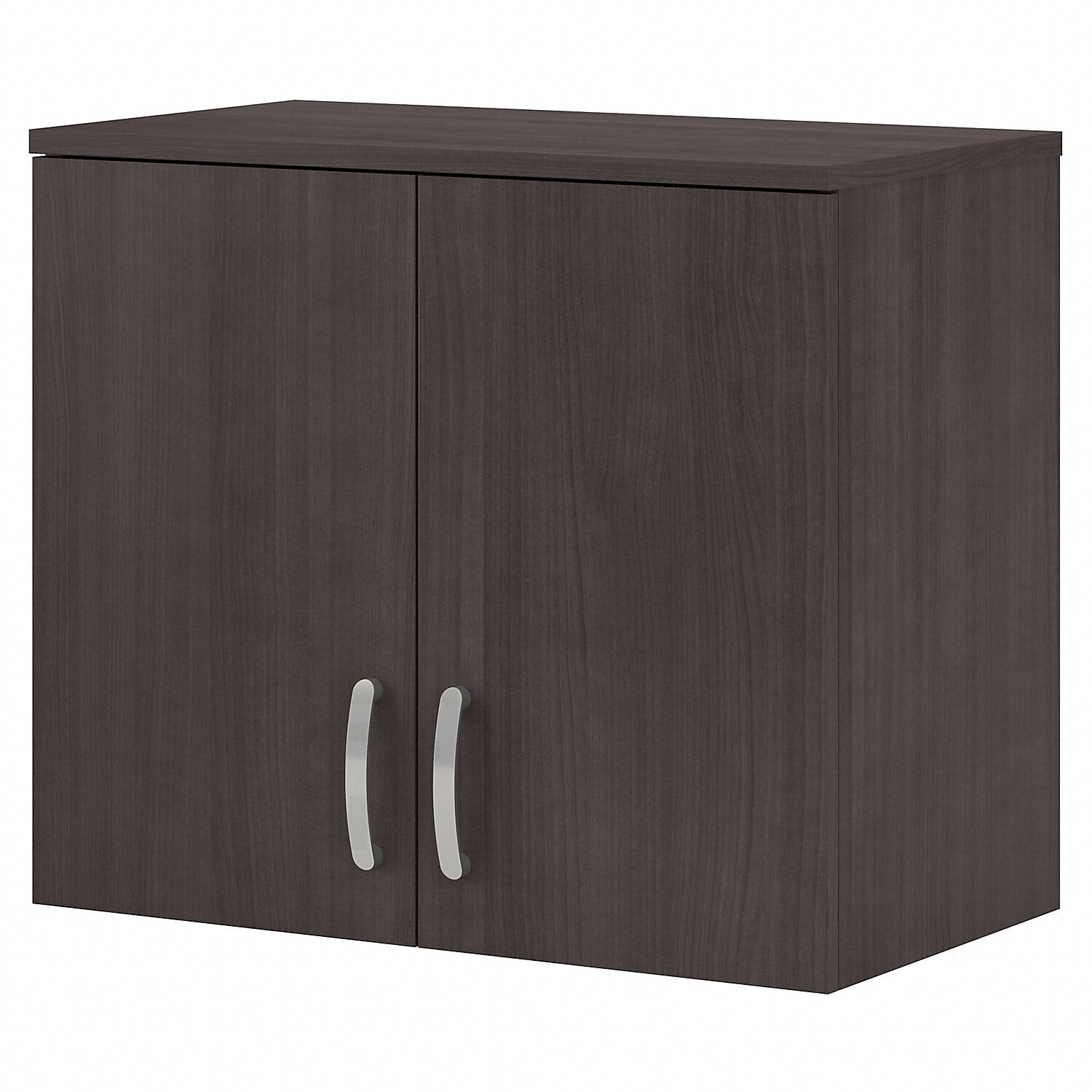 Transitional Storm Gray 28'' Engineered Wood Wall Cabinet