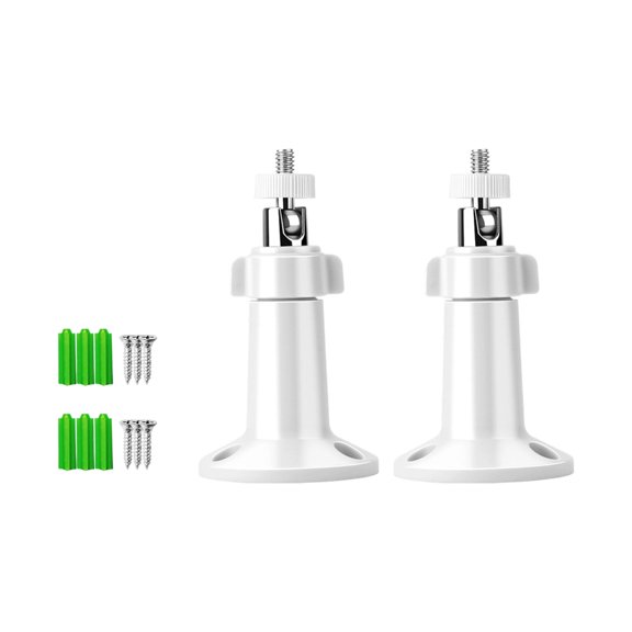 Universal Wall Ceiling Mount for Surveillances Cameras Lightweight Plastic Construction for Home Business Security Systems