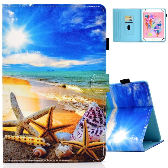 Universal Wallet Case for iPad Mini 7.9" /iPad Mini 8.3" /Onn. 8" Tablet /Samsung Galaxy Tab A E 8.0" /Tab A 8.4" /Lenovo Tab M8 8" Tablet/ Gateway 8" Tablet/ VANKYO MatrixPad S8 8 Inch (Blue Sky)