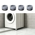 thumbnail image 1 of Universal Washing Machine Anti-Vibration Pads - Adjustable Height Leveling Feet, Shock Absorbing Rubber Base for Front Load & Top Load Washers, Anti-Skid Floor Protector (1-Pack), 1 of 6