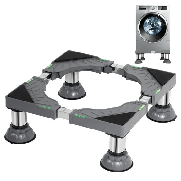 Universal Washing Machine Base Stand with Adjustable Height, Laundry Pedestal, Fridge Rack, Universal Appliance Stand for Dryers, Refrigerators