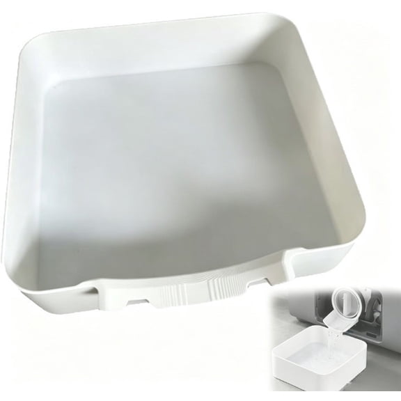 Universal Washing Machine Drain Pan,Front-Load Washer Drainage Tray With Leak Protection,Durable High-Impact Plastic Containment Pan For Laundry Room,Basement Apartment Mobile Home Garage