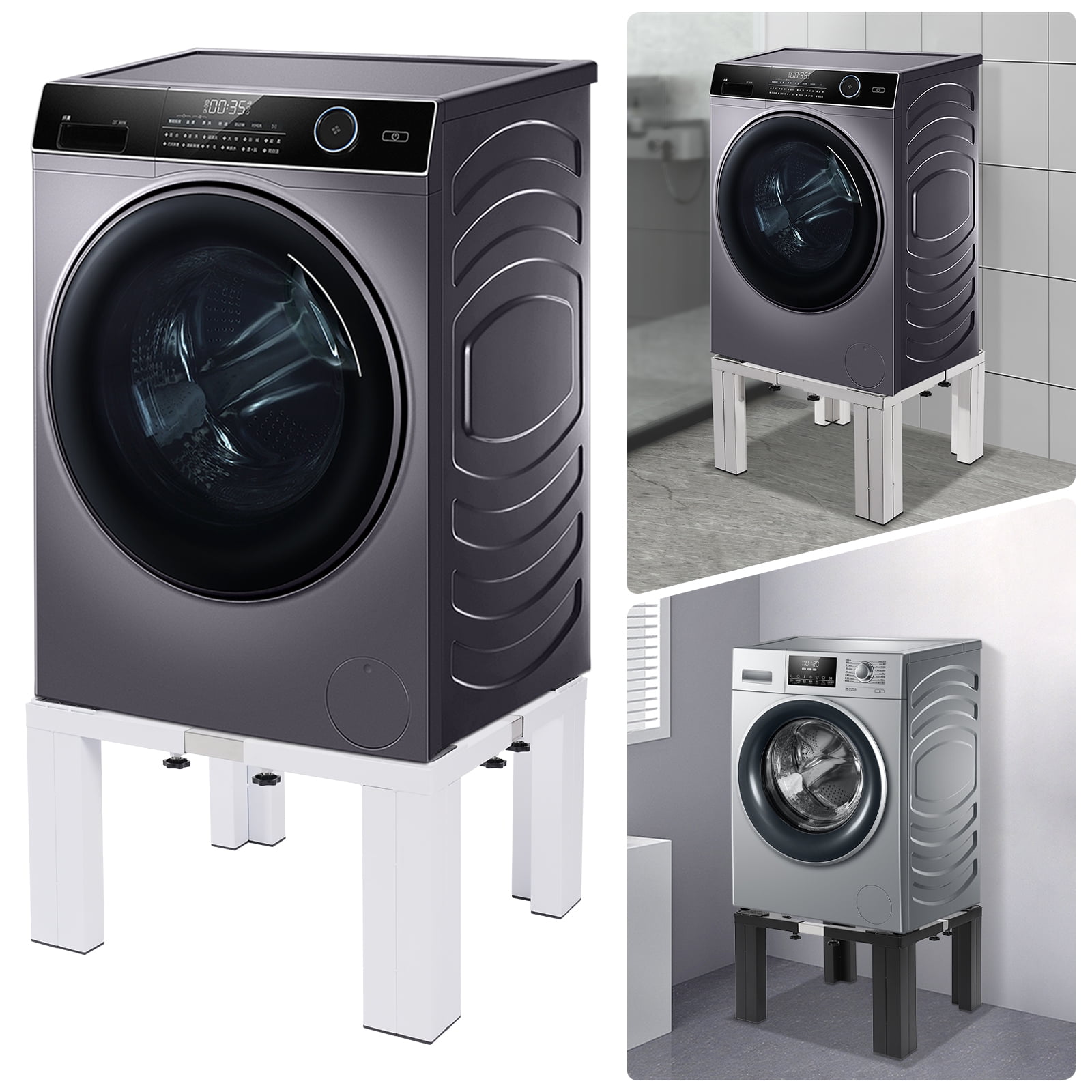 Universal Washing Machine Pedestal Adjustable Laundry Pedestal Dryer Stand