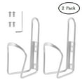 thumbnail image 1 of Universal Water Bottle Bike Cage Lightweight Aluminum Alloy Bicycle Brackets for MTB Road - Silver, 1 of 7