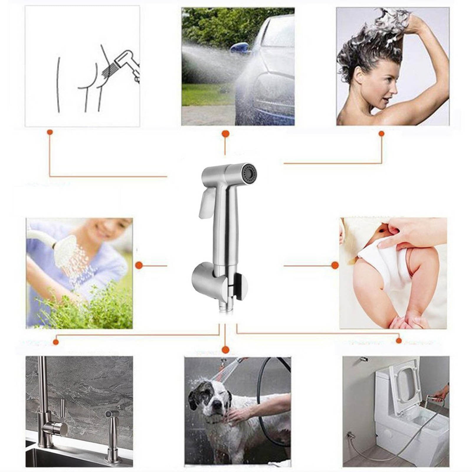 Universal Water Faucet And Copper Faucet Bathroom Laundry Tub Faucet